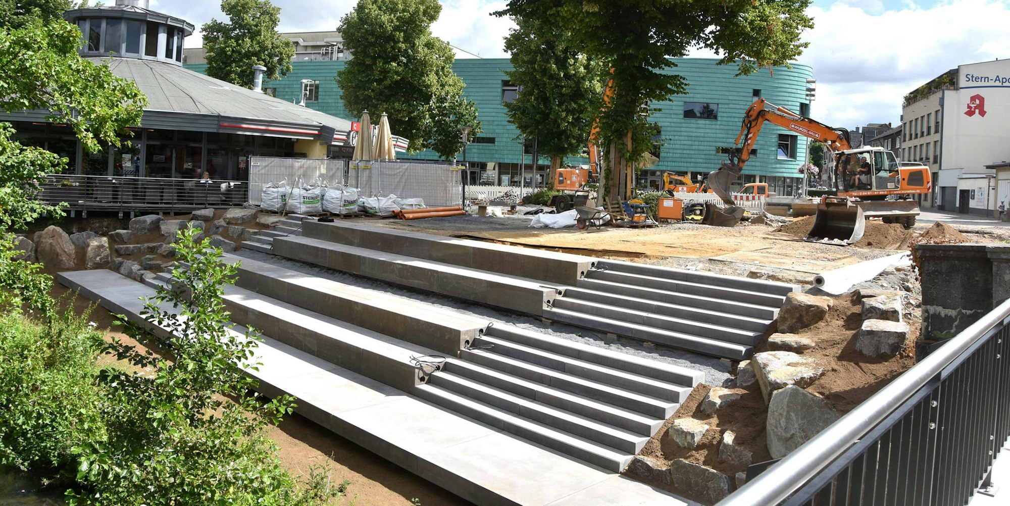 Bergheim Treppenanlage Erft Innenstadt