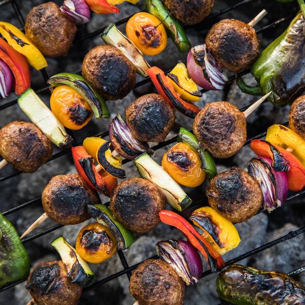 gemüse auf dem grill