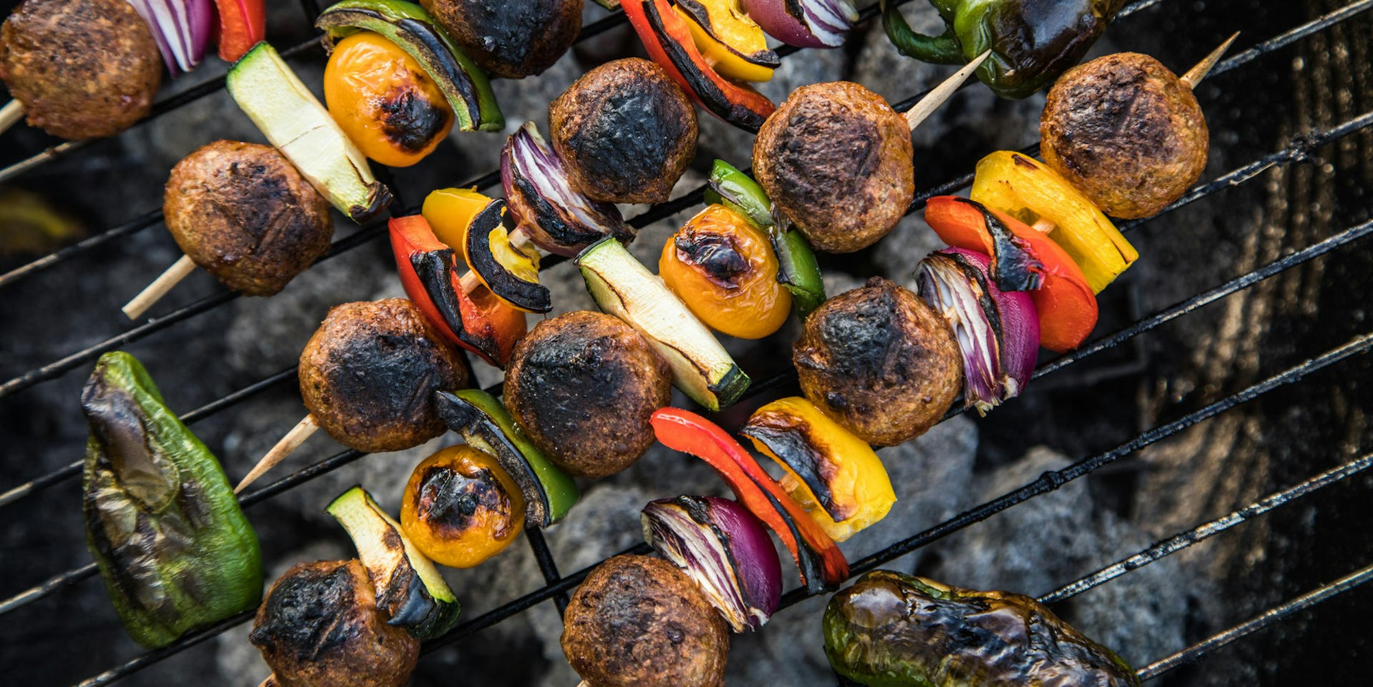 gemüse auf dem grill