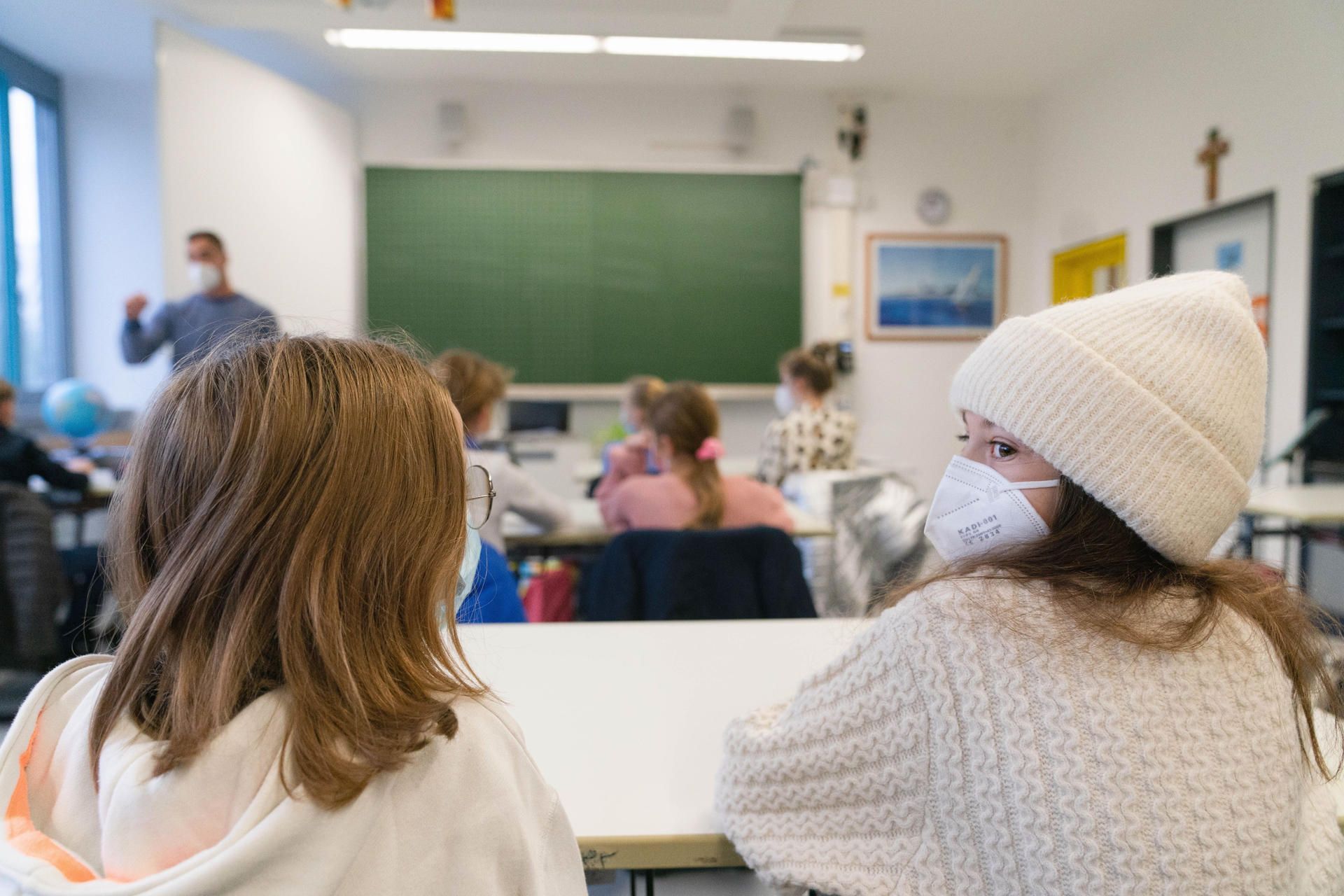 Schule Klassenraum Corona