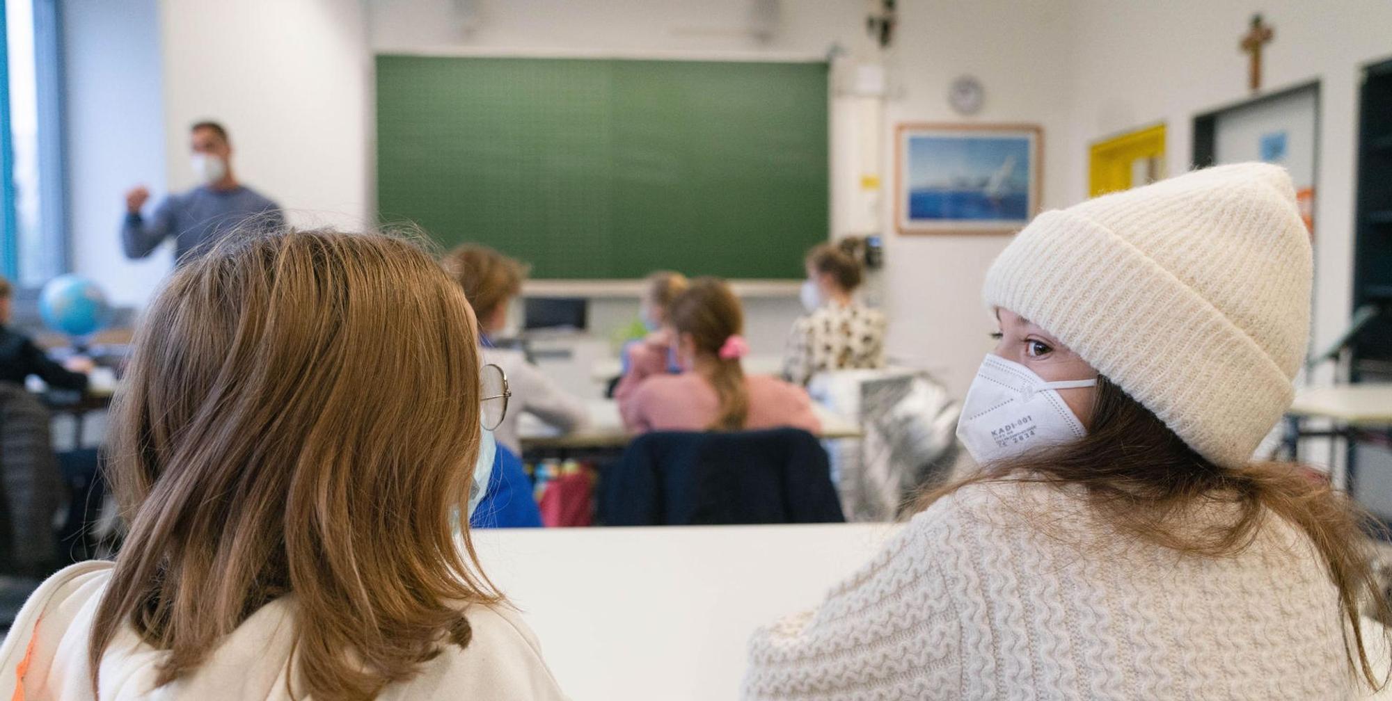 Schule Klassenraum Corona