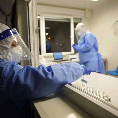 PCR-Teststation