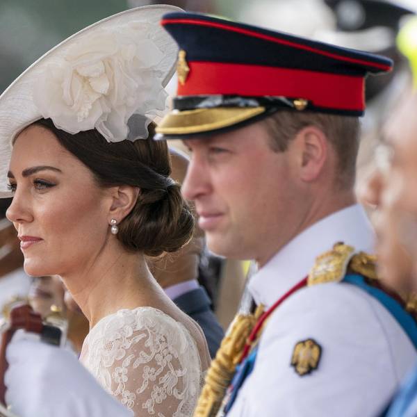 Prinzessin Kate und Prinz William bei einem Staatsbesuch.