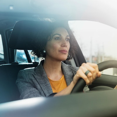 Autofahrerin