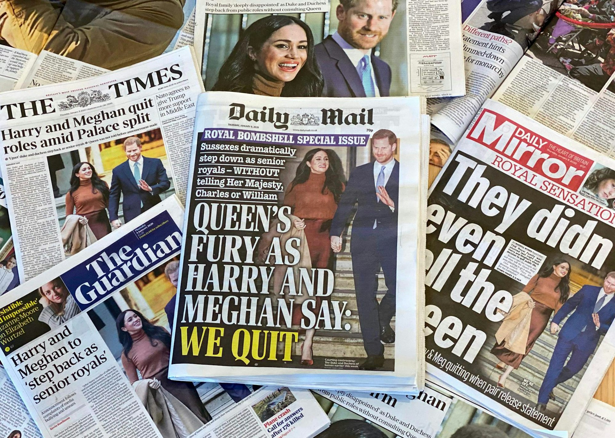 US Presse Harry Meghan