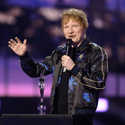 Ed Sheeran bei der Queen