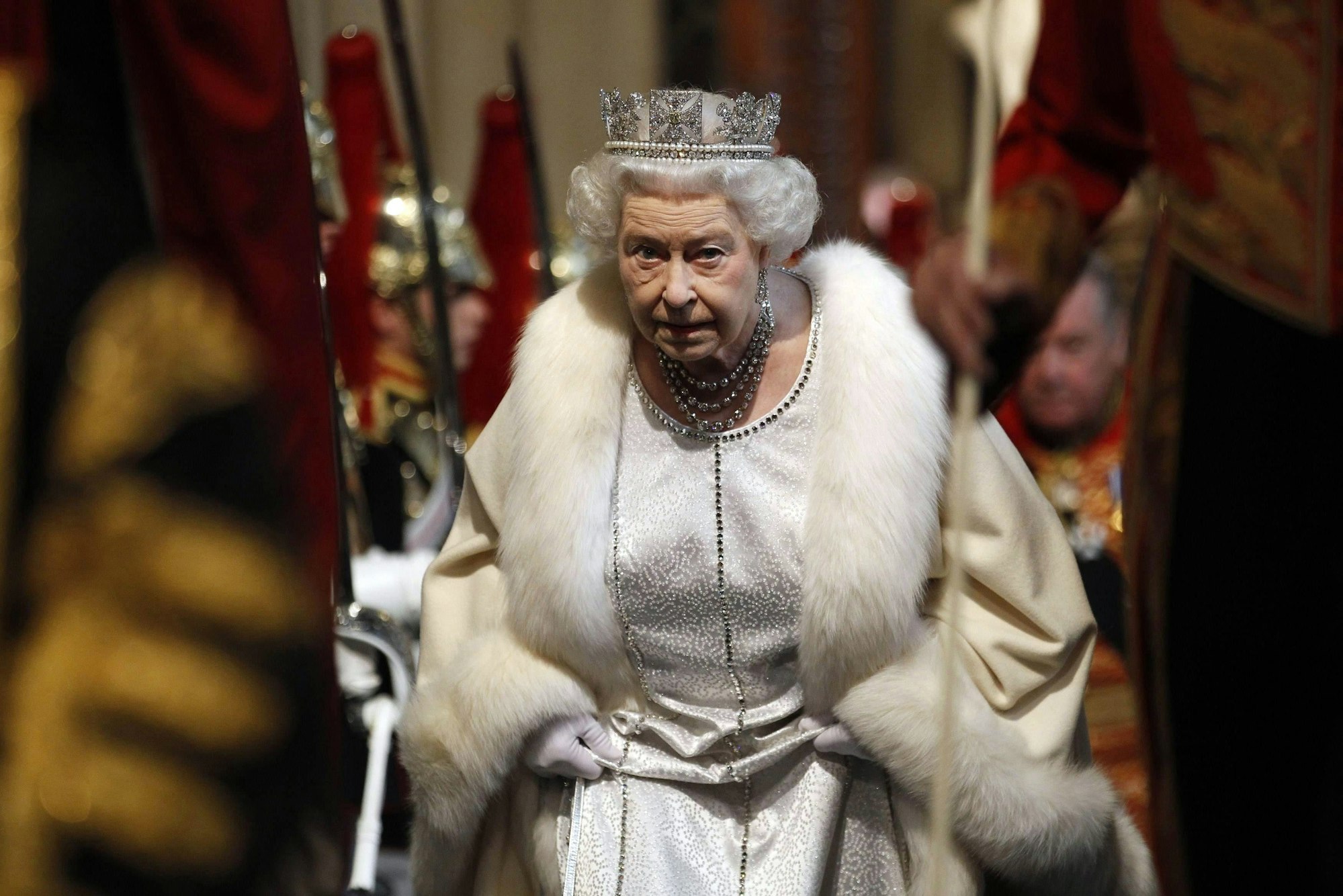 Queen im Westminster Palace