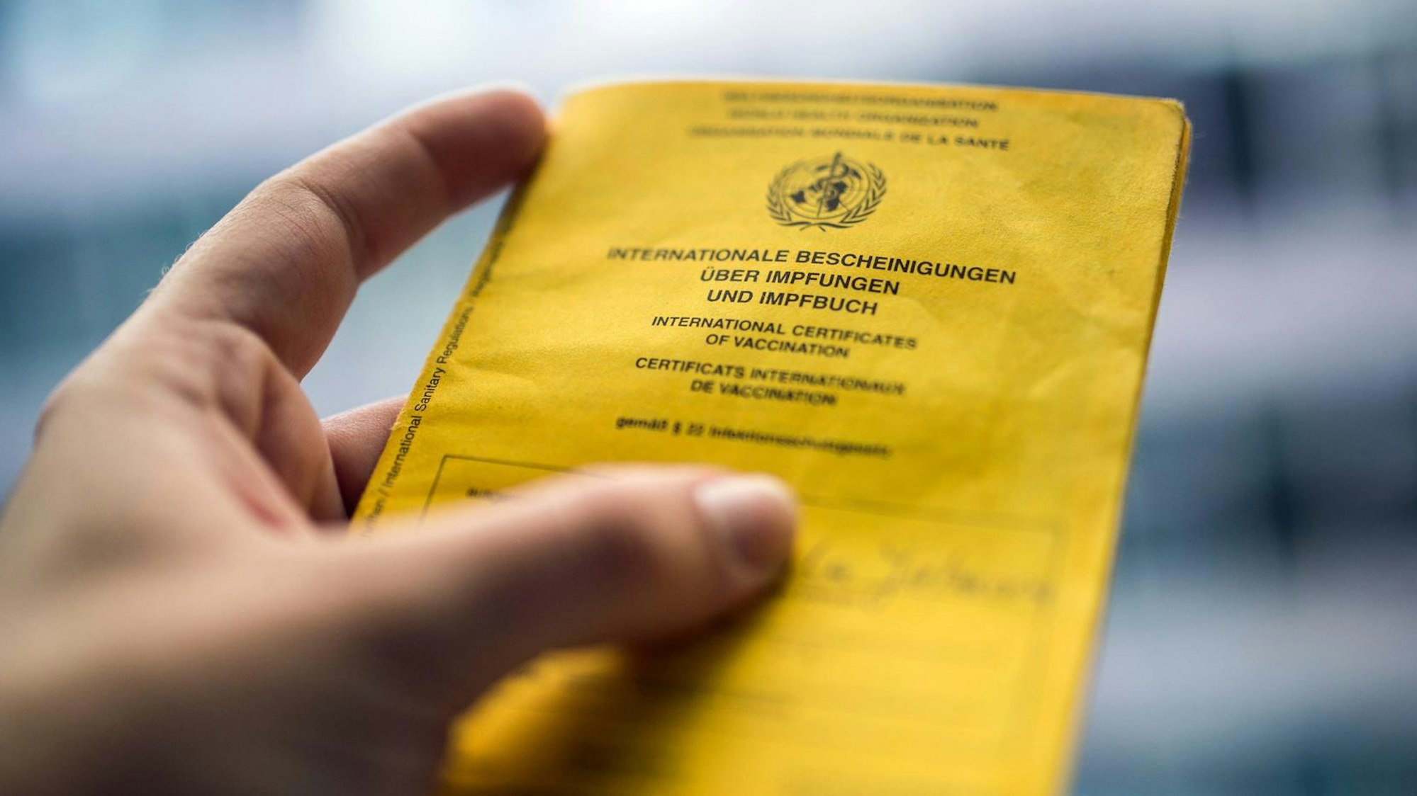 Weil er Probleme mit der Covid-Impfung hatte, besorgte sich der Mann einen gefälschten Ausweis – und flog damit auf. Unser Foto zeigt einen solchen Ausweis.