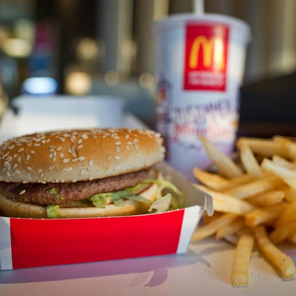 McDonald's Fast Food Burger Pommes dpa