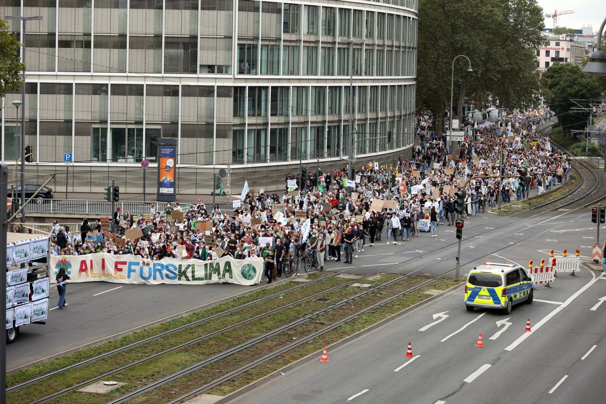FFF demo in Köln 2