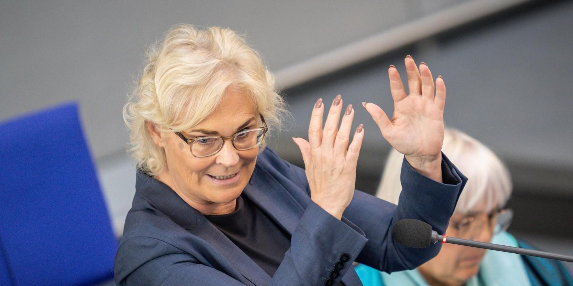 Lambrecht Bundestag 220622