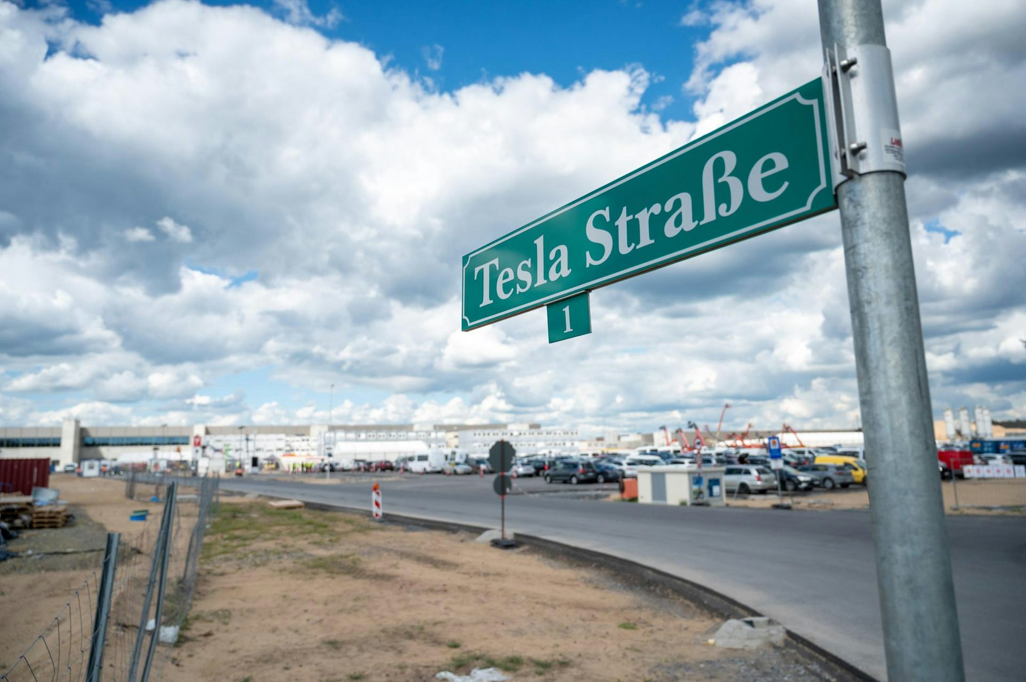 Tesla Grünheide Baustelle