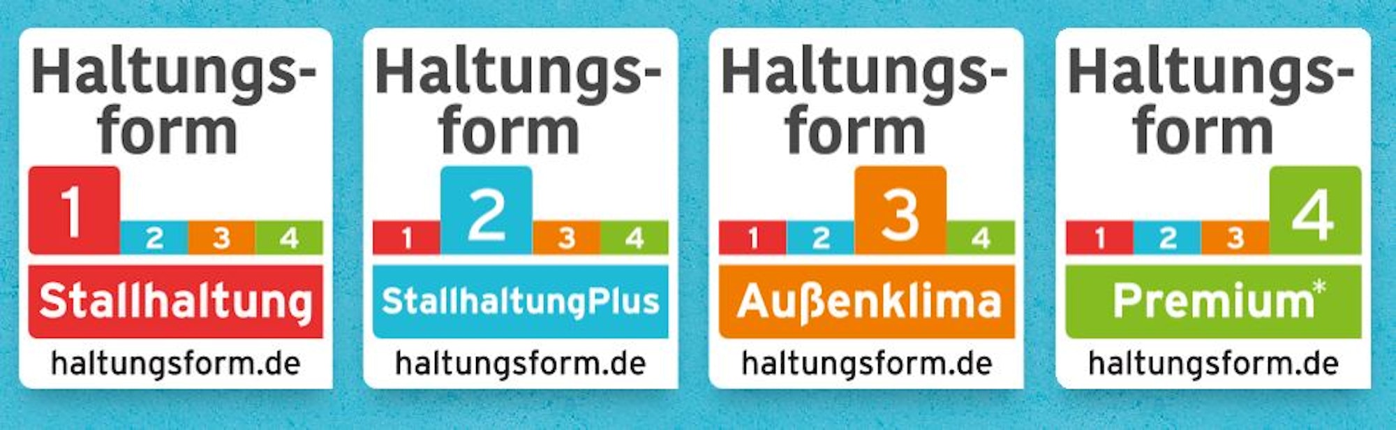 Haltungsformen