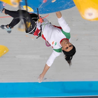 Rekabi ohne Kopftuch