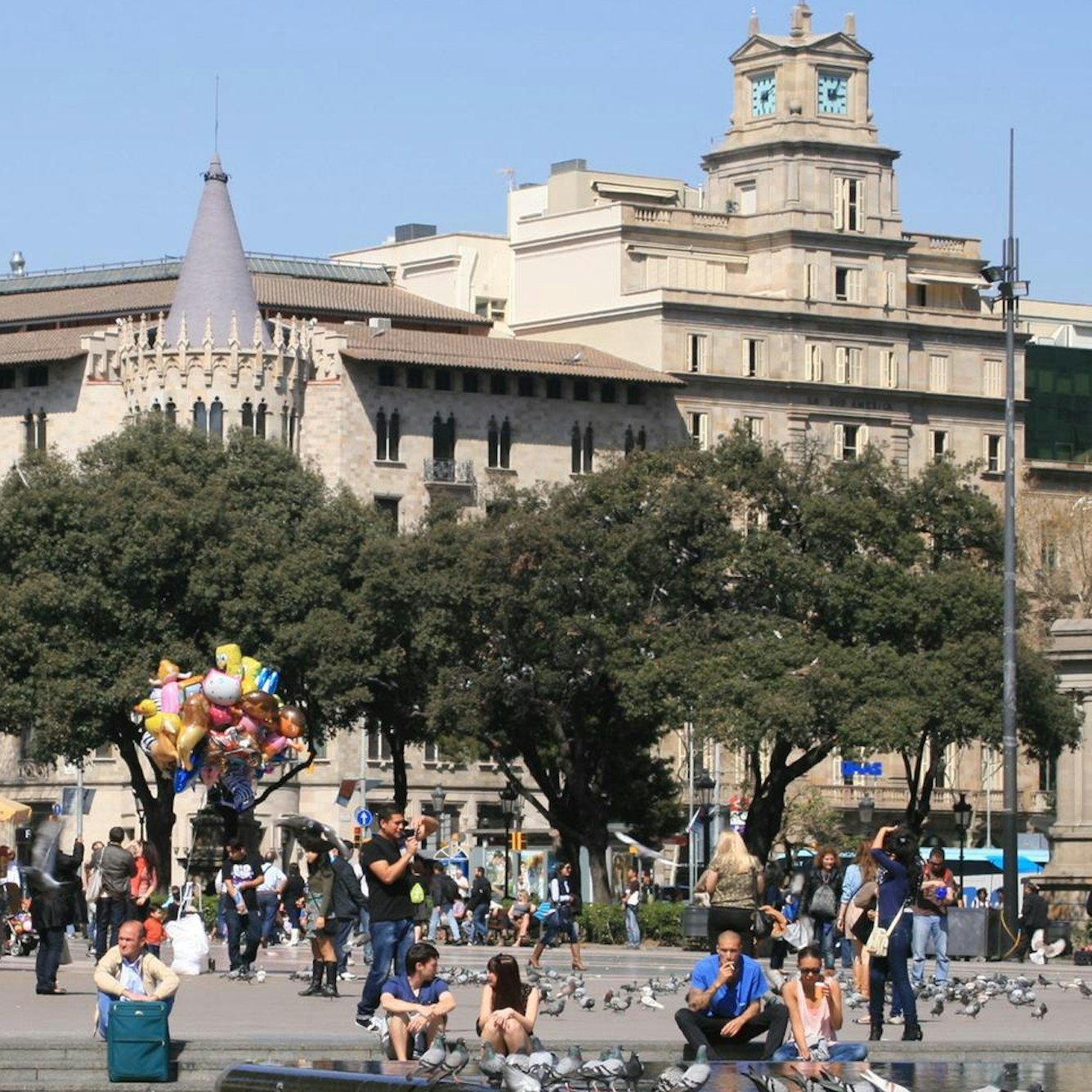 Platz in Barcelona