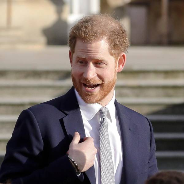 Prinz Harry lacht
