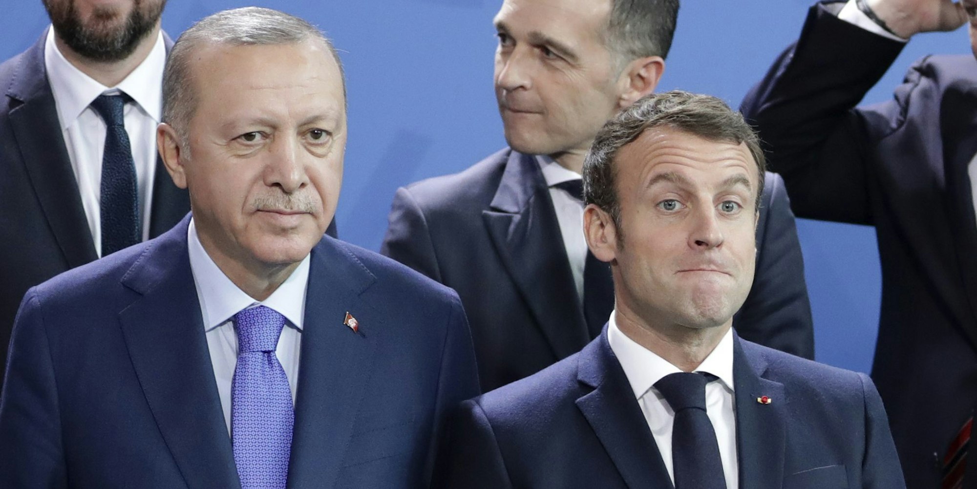 Erdogan Macron afp