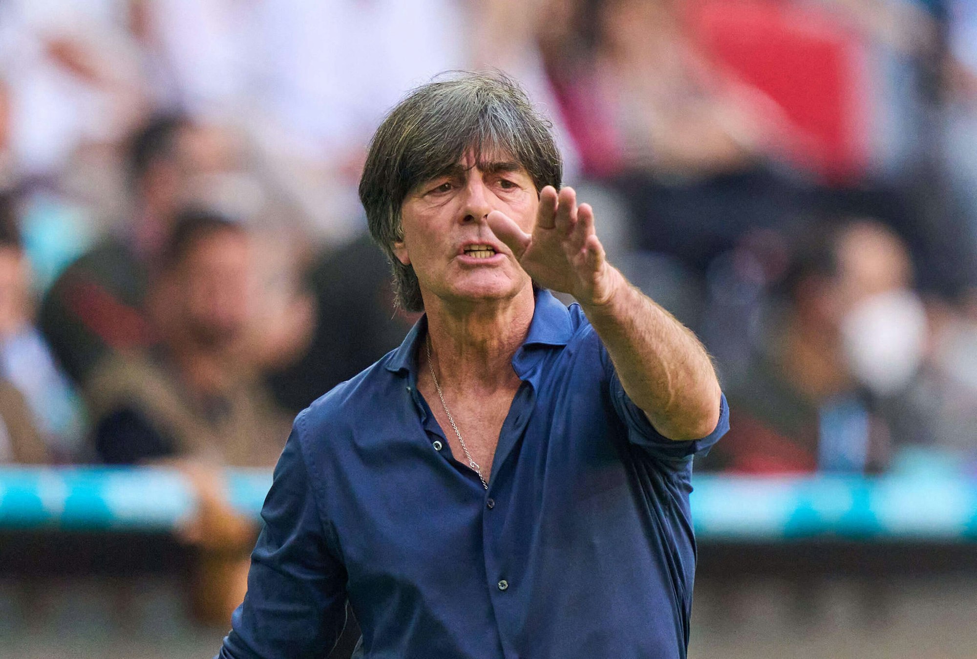 Jogi Löw beim Spiel gegen Portugal