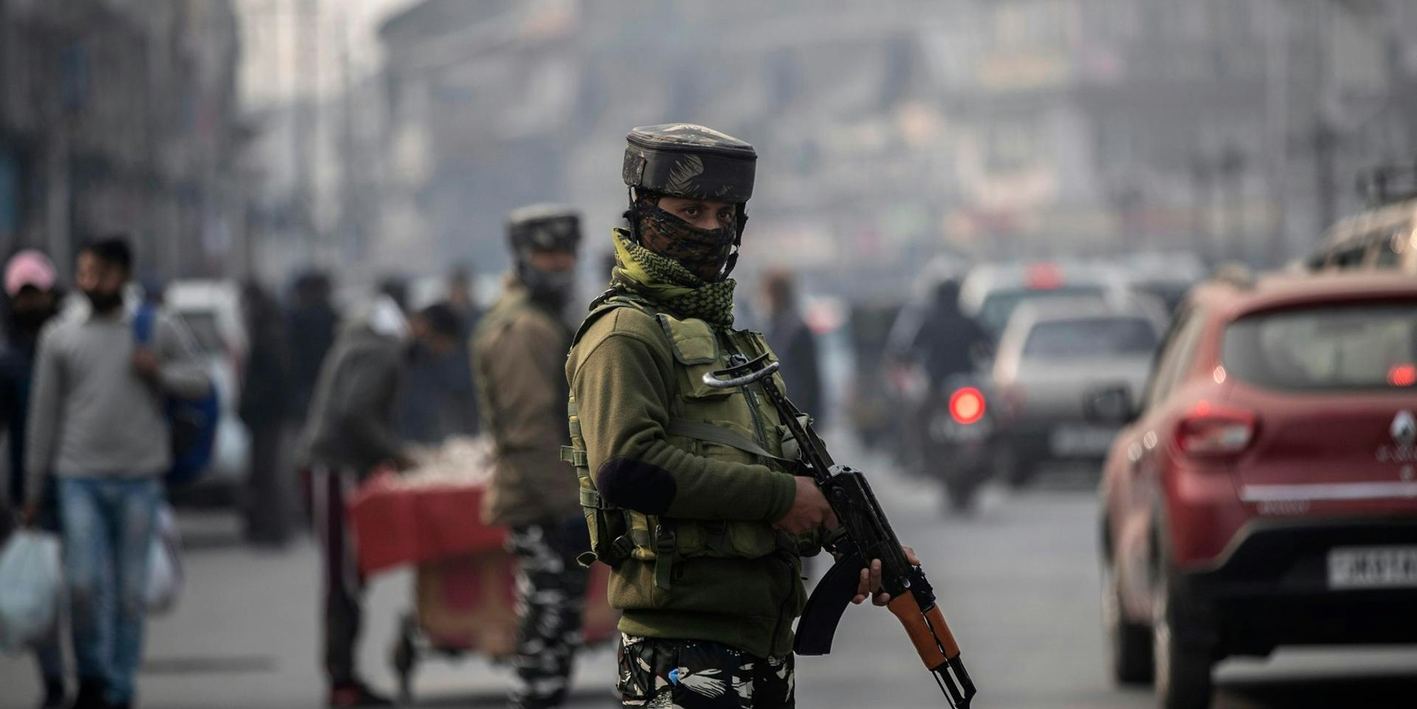 Indien Polizist dpa