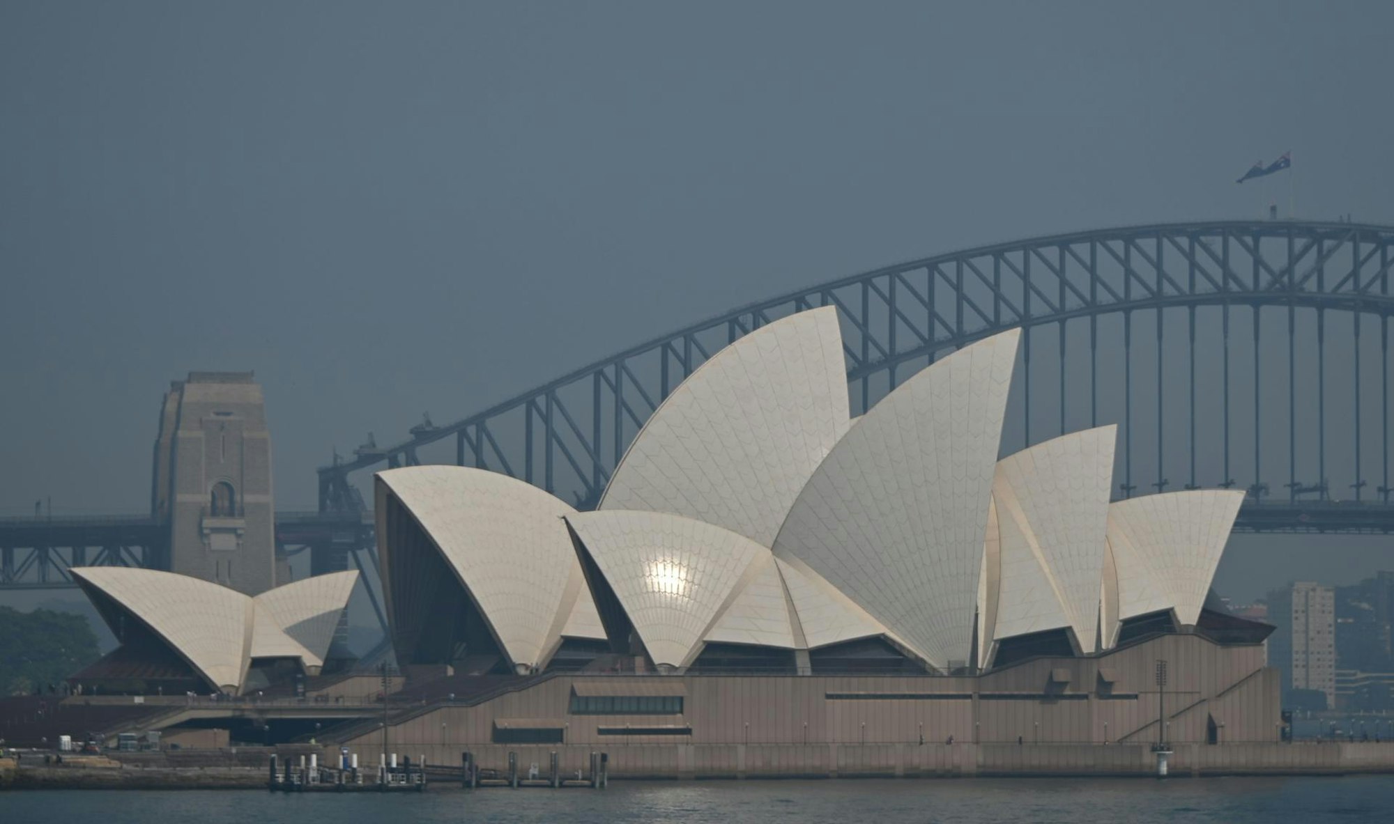 Buschbrände Rauch Sydney