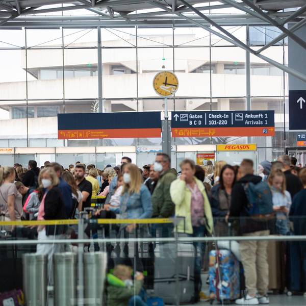 Passagiere Flughafen Köln