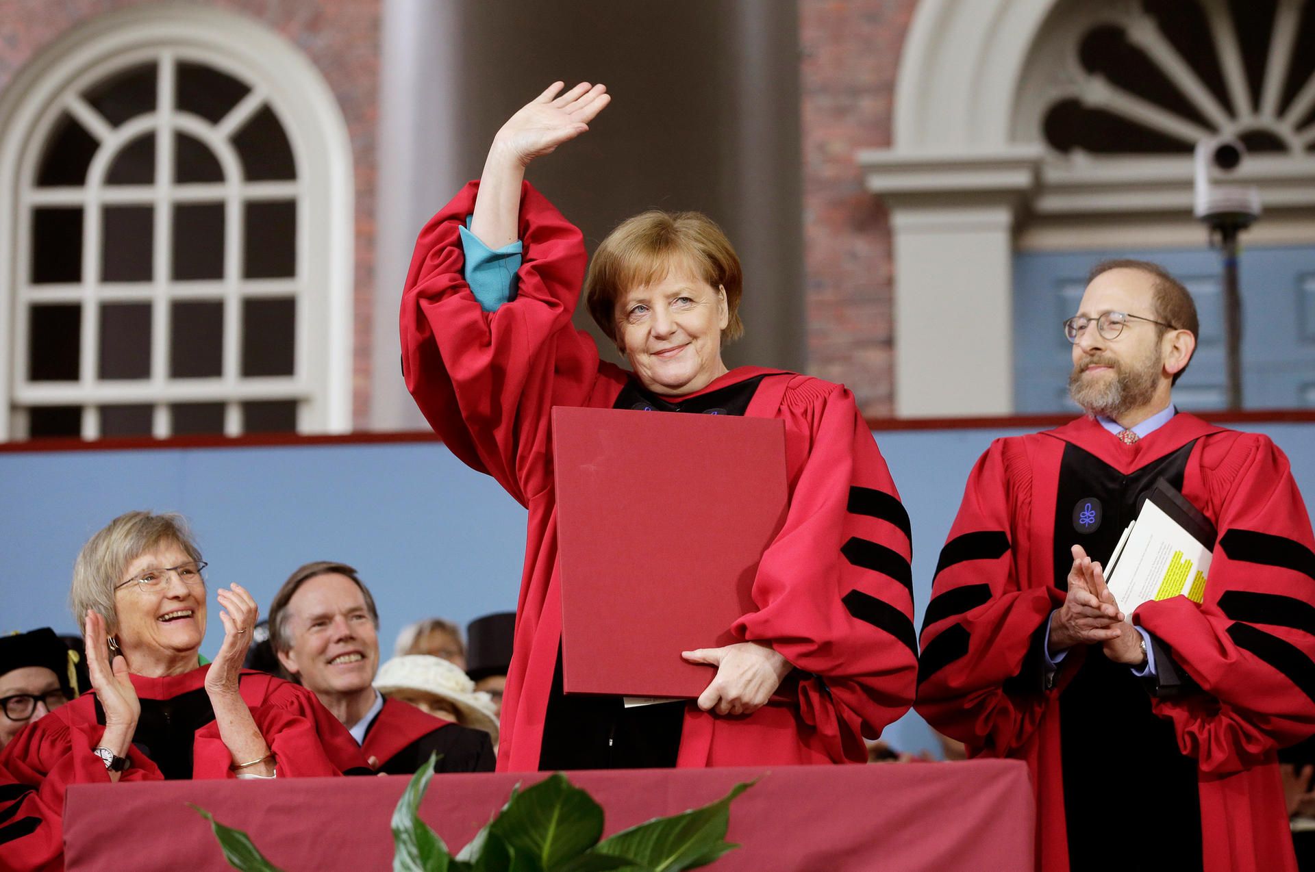 Merkel in Havard