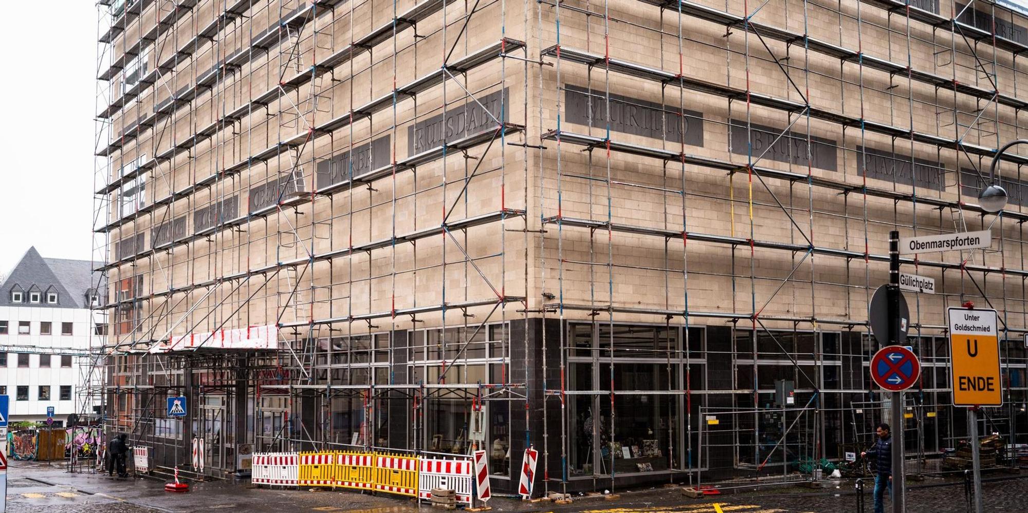Baustelle Wallraf in Köln