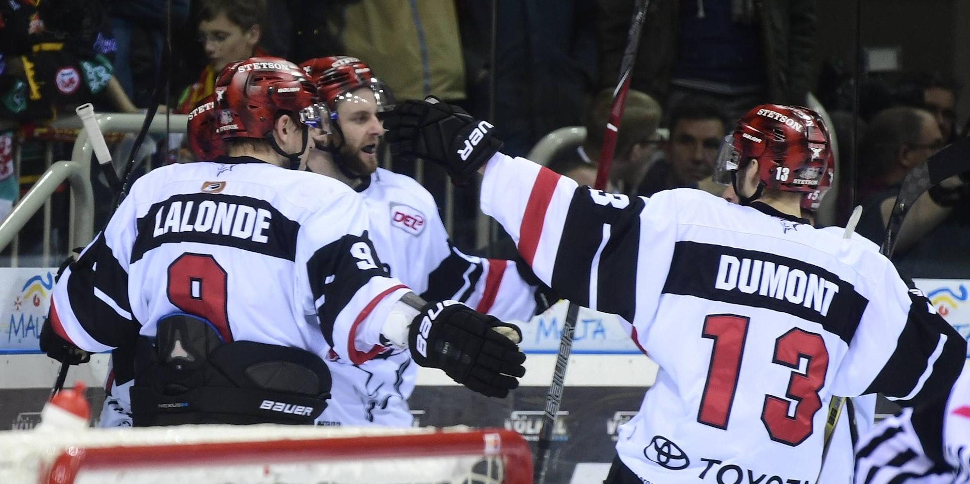 Kölner Haie Torjubel Düsseldorf