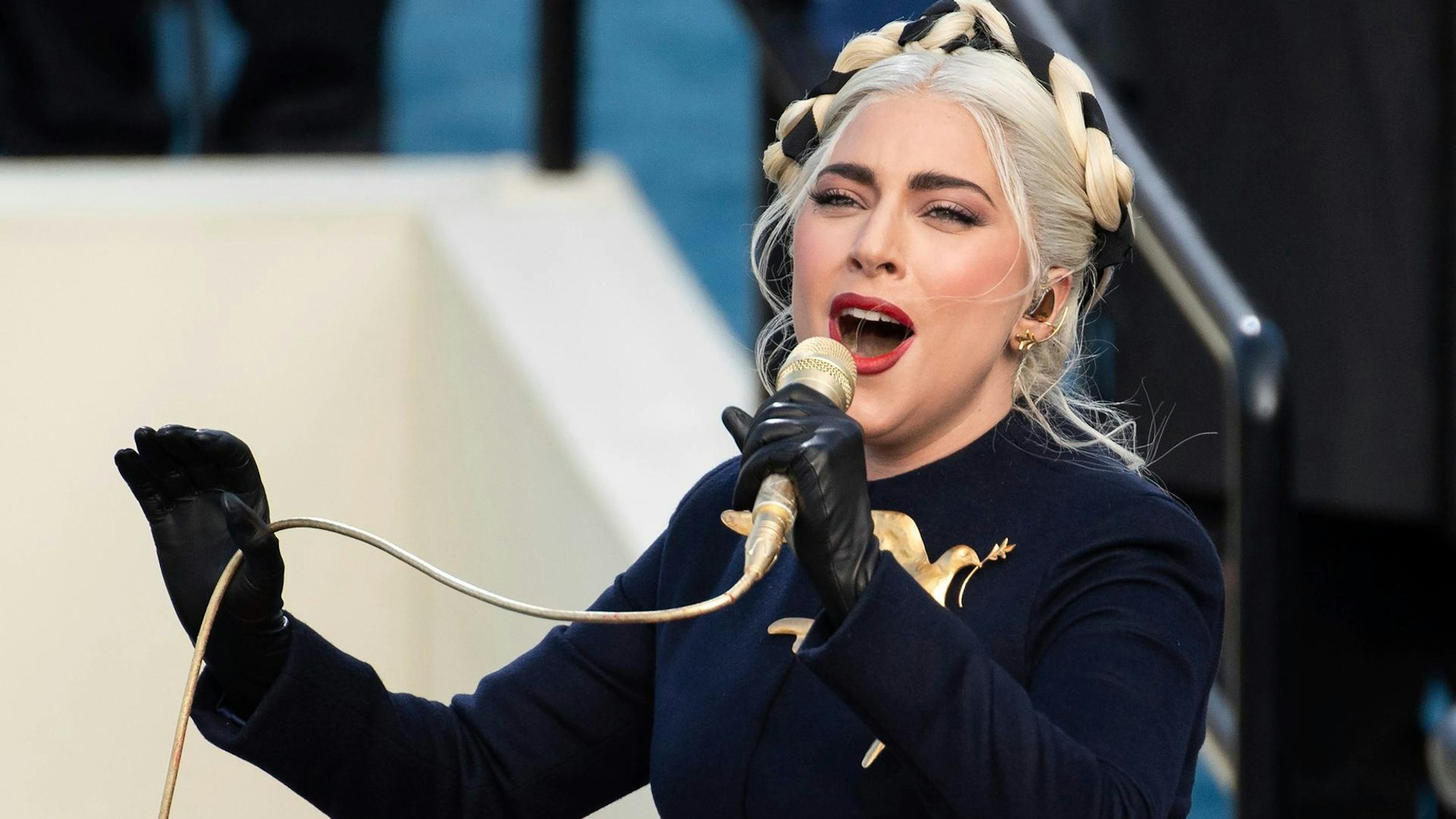 Lady Gaga bei einem Auftritt.