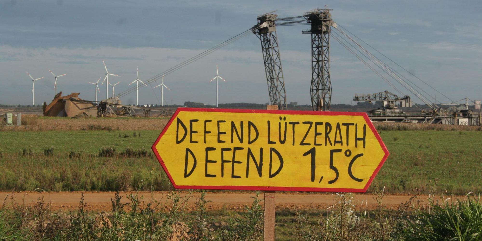 Lützerath Banner