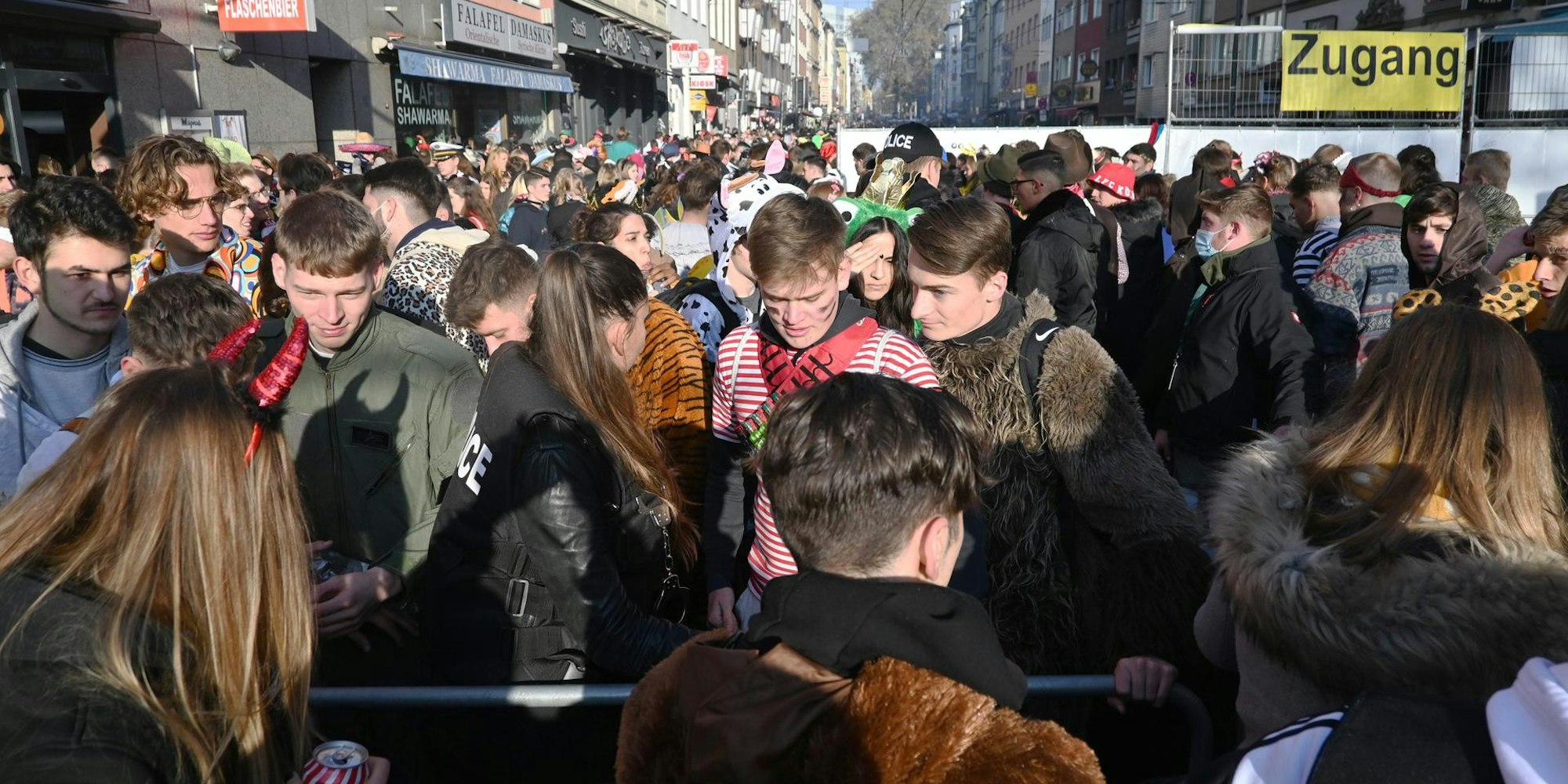 Kontrollen an Karneval