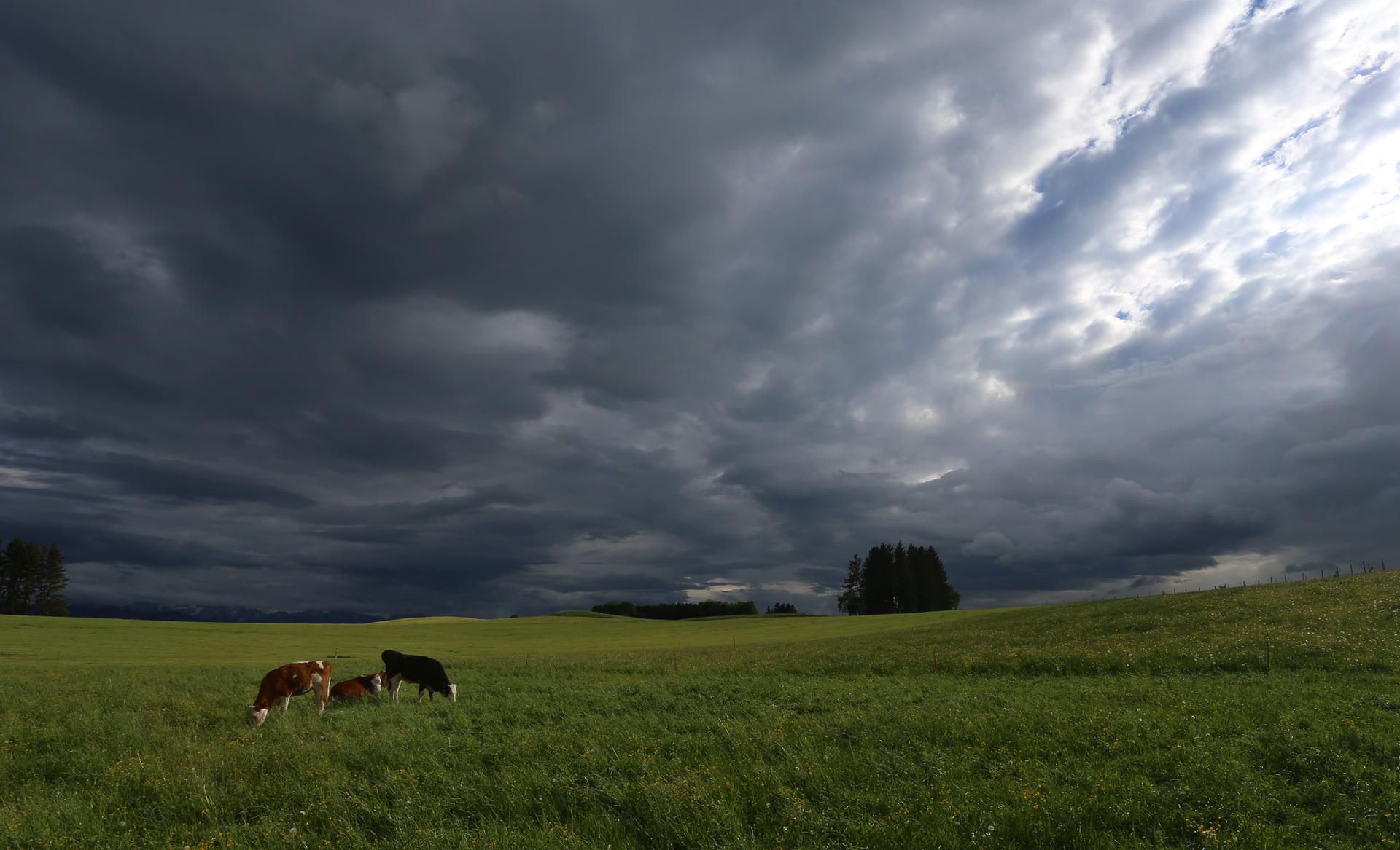 drohendes unwetter