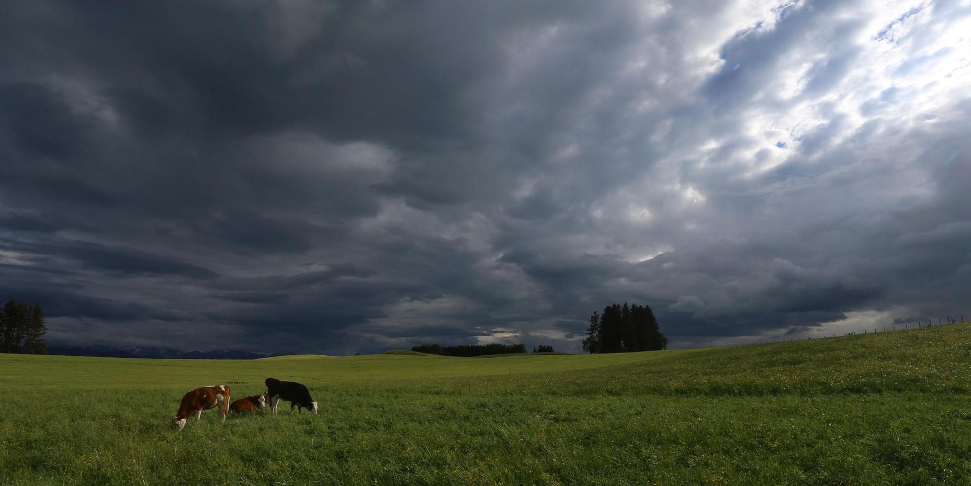drohendes unwetter