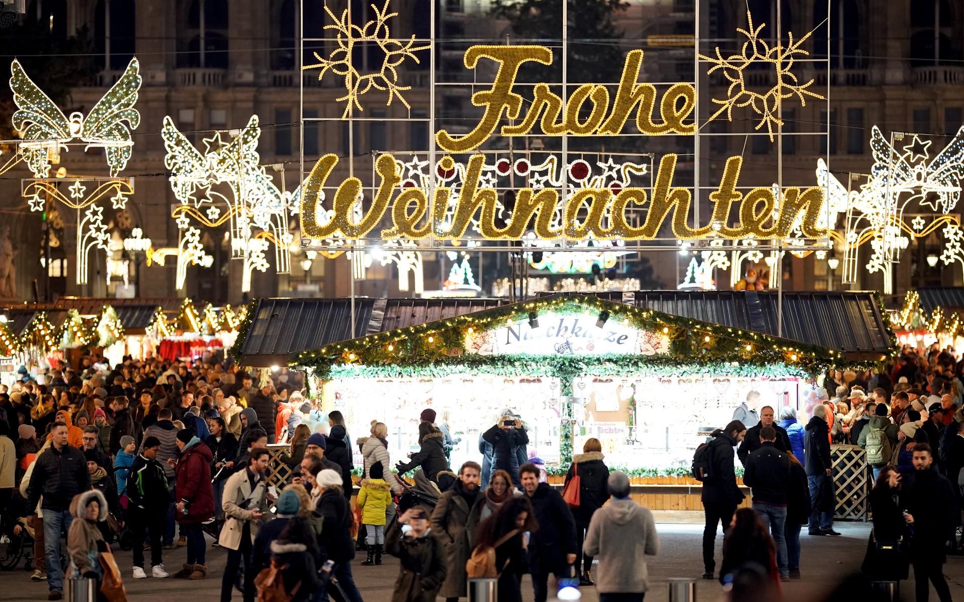 Weihnachtsmarkt Wien dpa