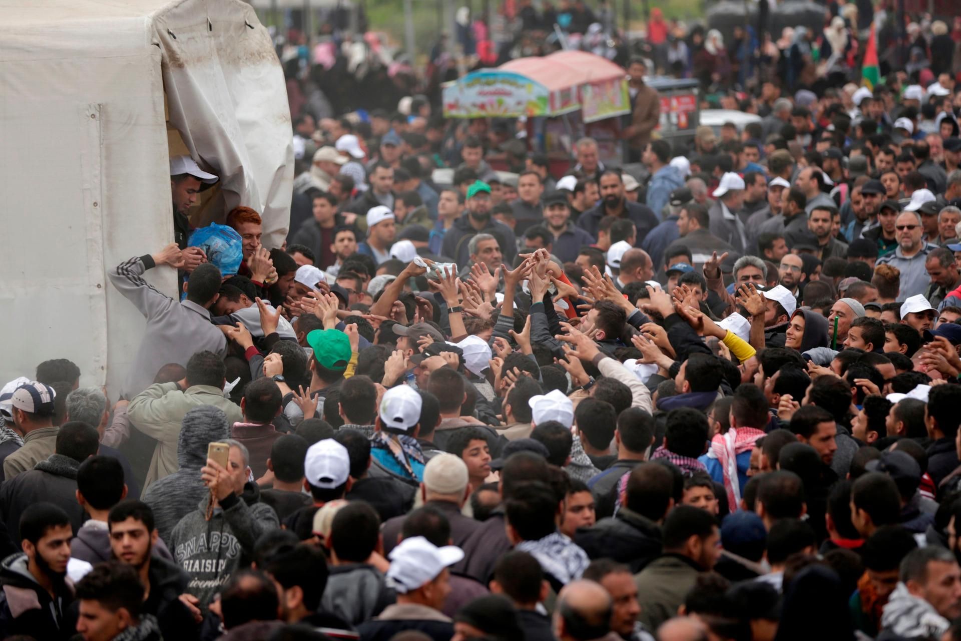 Gaza Demonstranten 1