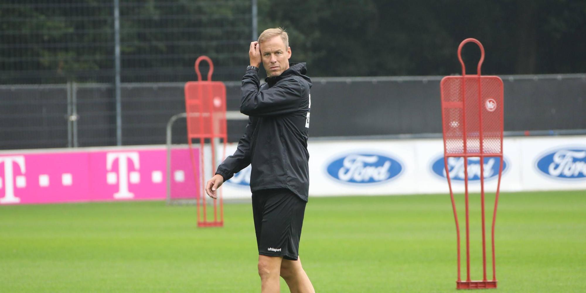 MCKenna beim Trainig
