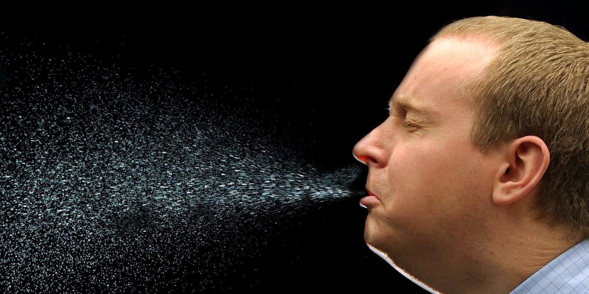 Spuck-Attacke