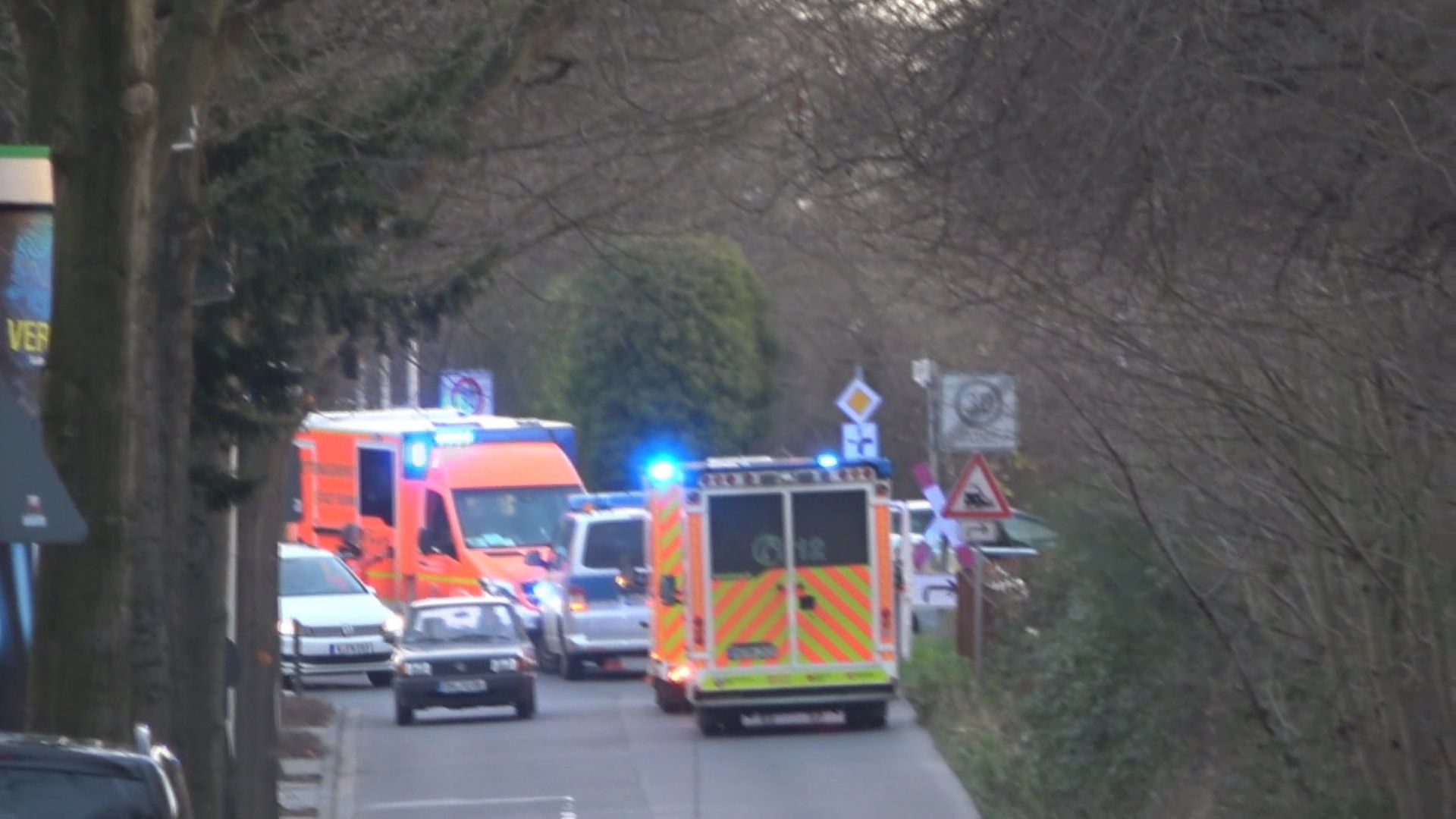 Unfall Bahnübergang Kapellenweg
