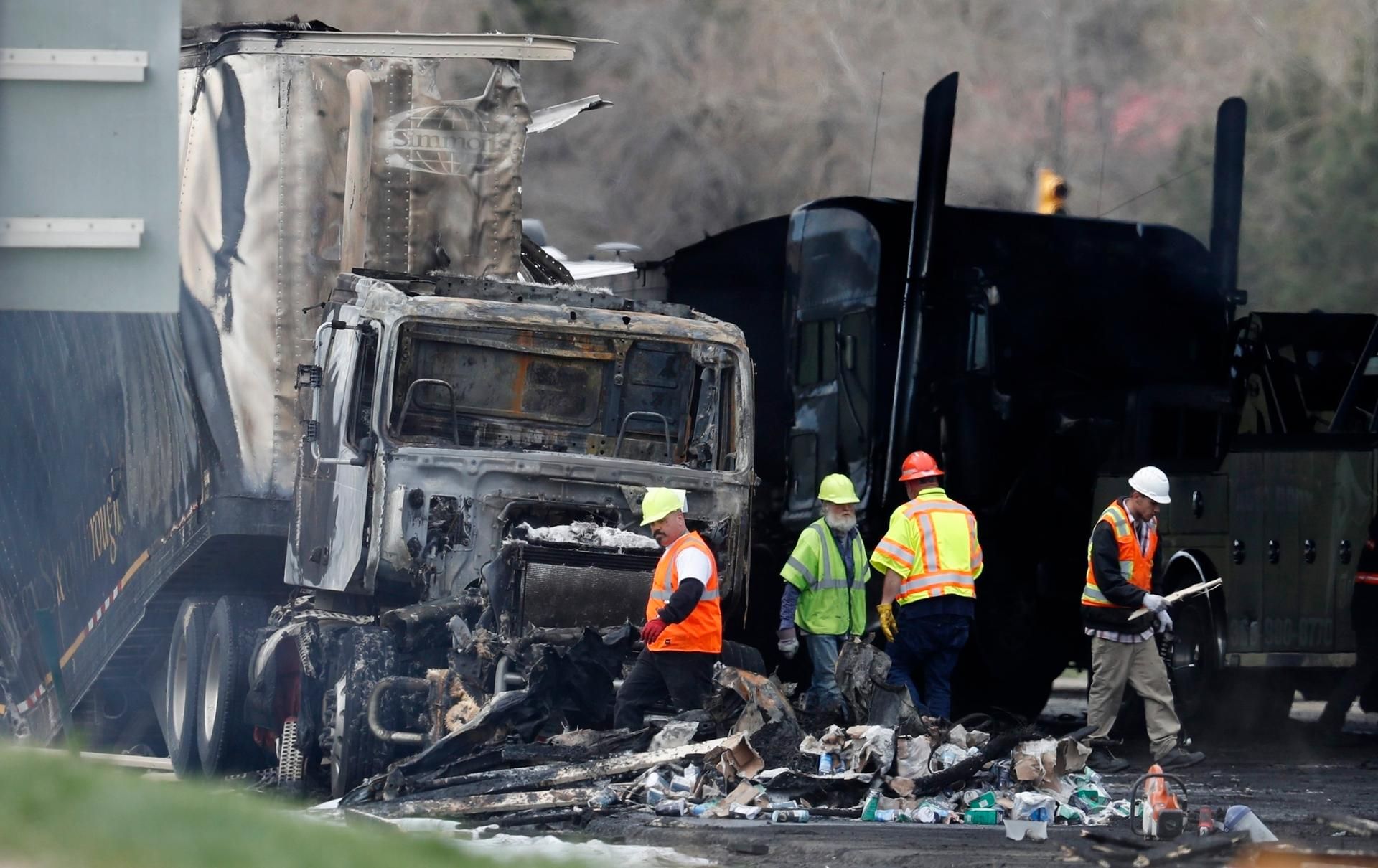 LKw Unfall Aguilera-Mederos