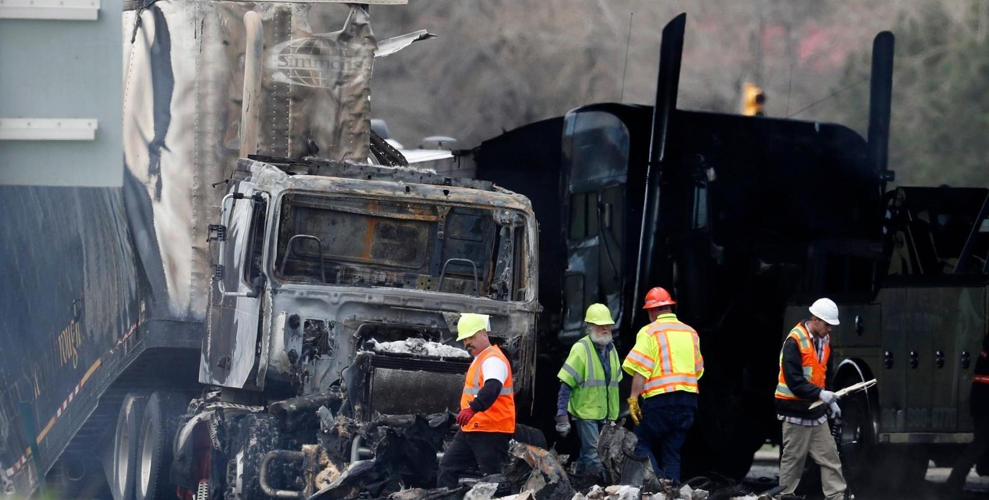 LKw Unfall Aguilera-Mederos