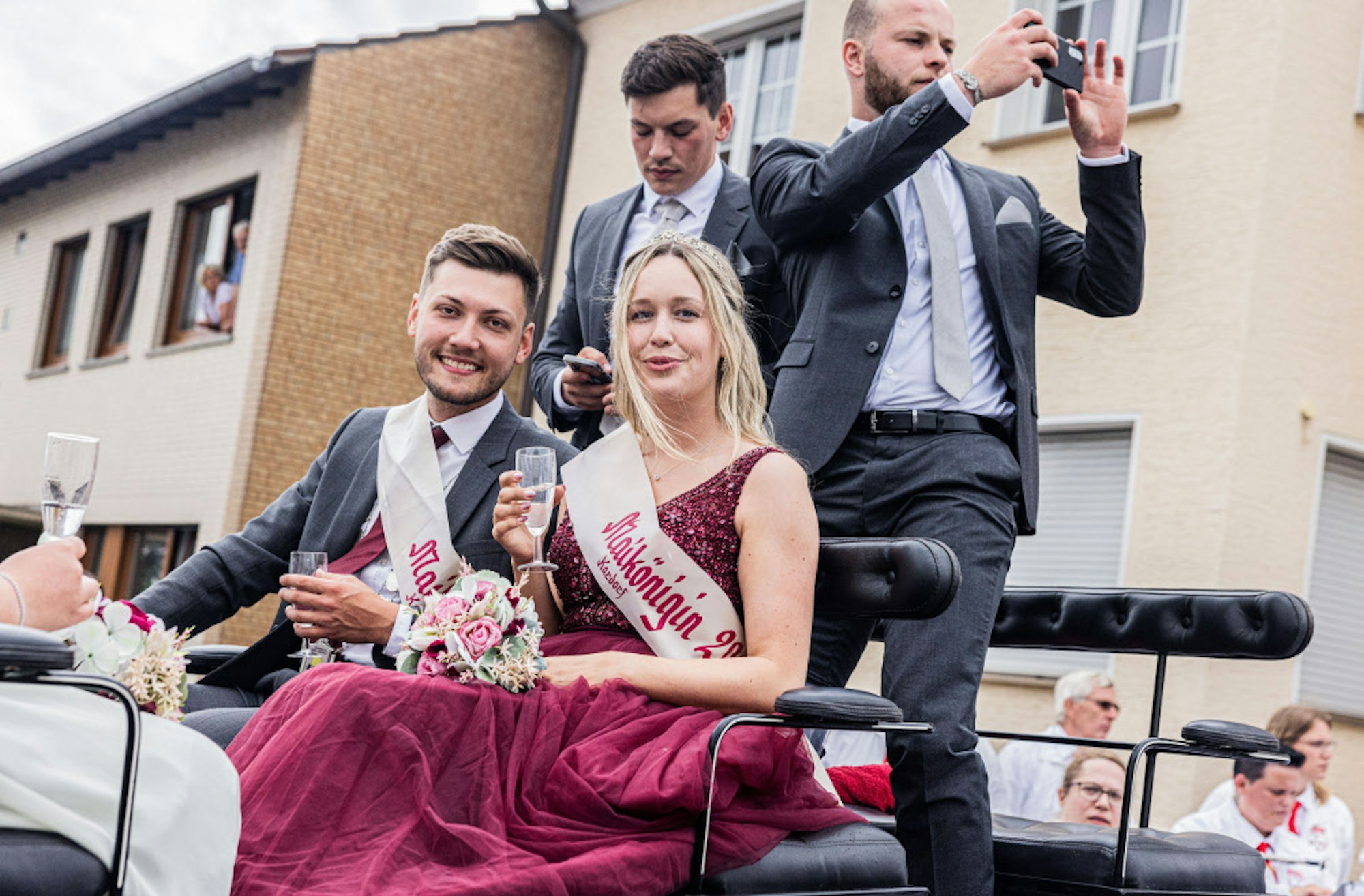 Maikönigspaar Tristan Scharf und Lea Ocklenberg JGV Kardorf mbo