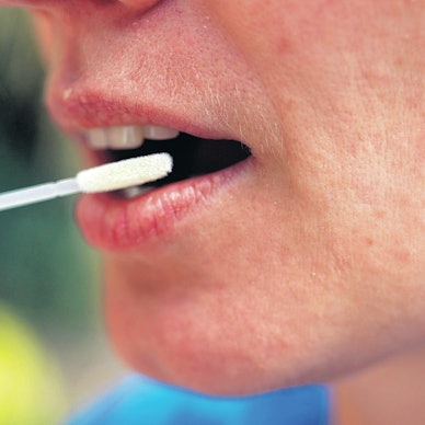 Nur ein Wattestäbchen