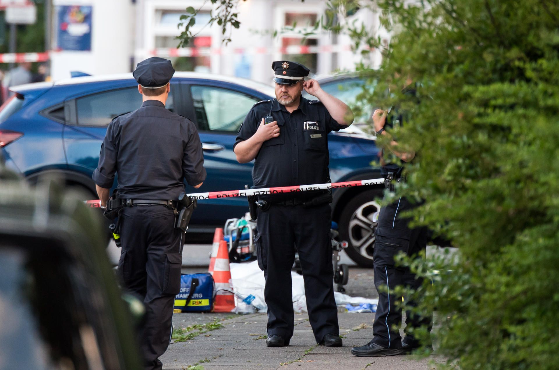 Hamburg Einsatz am Lohbrügger Markt