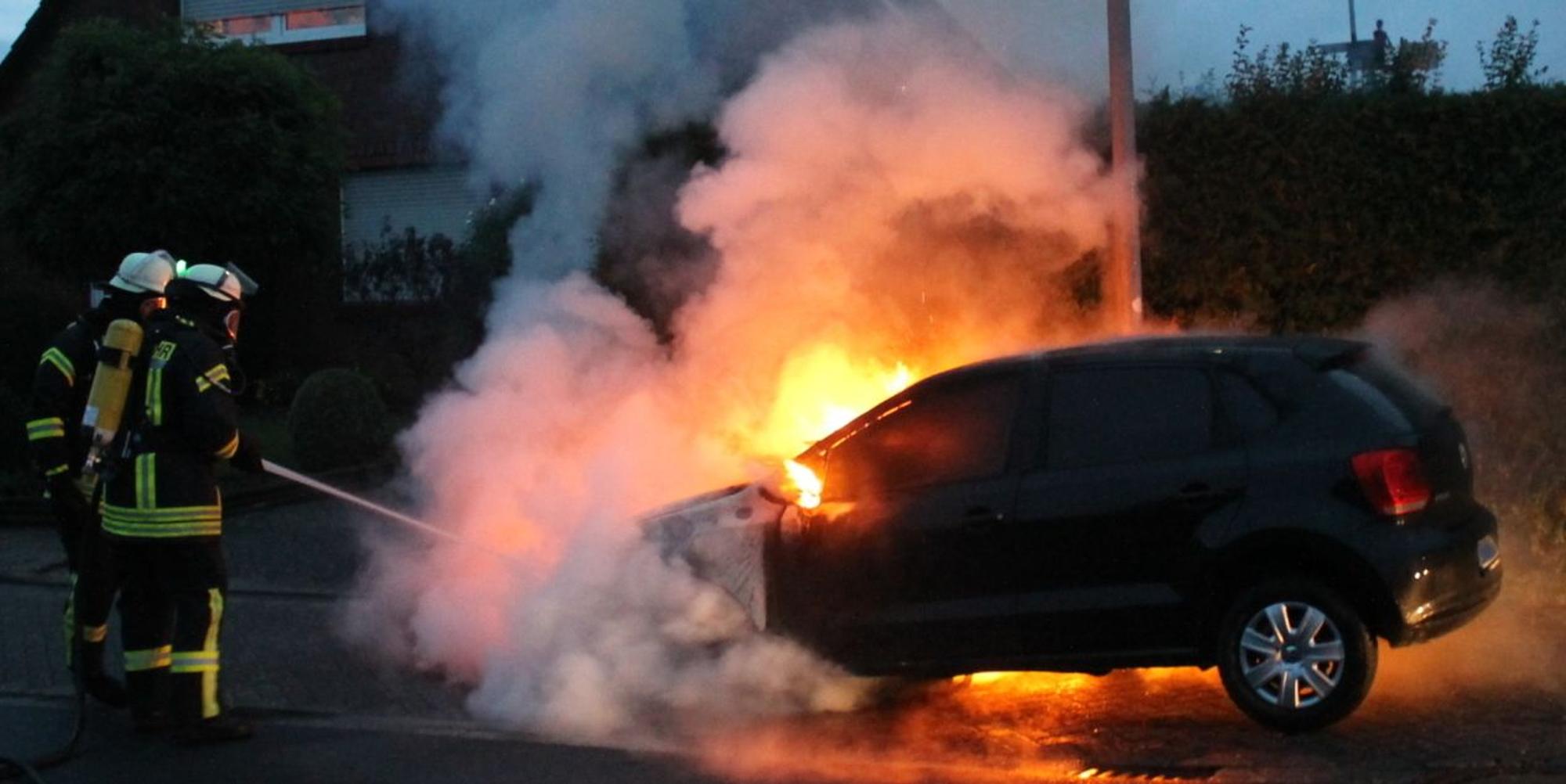 Feuerwehr Autobrand