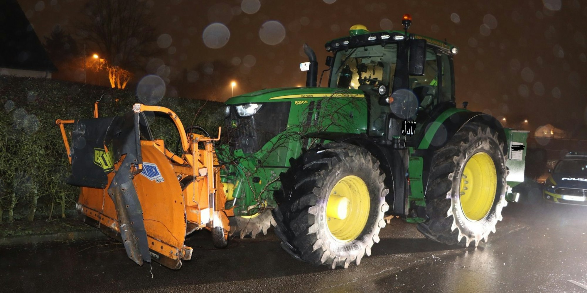 Tranktor Verwüstung