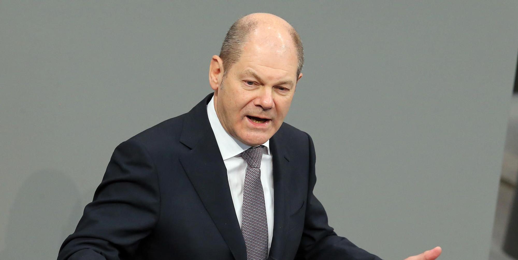 Bundesfinanzminister Olaf Scholz