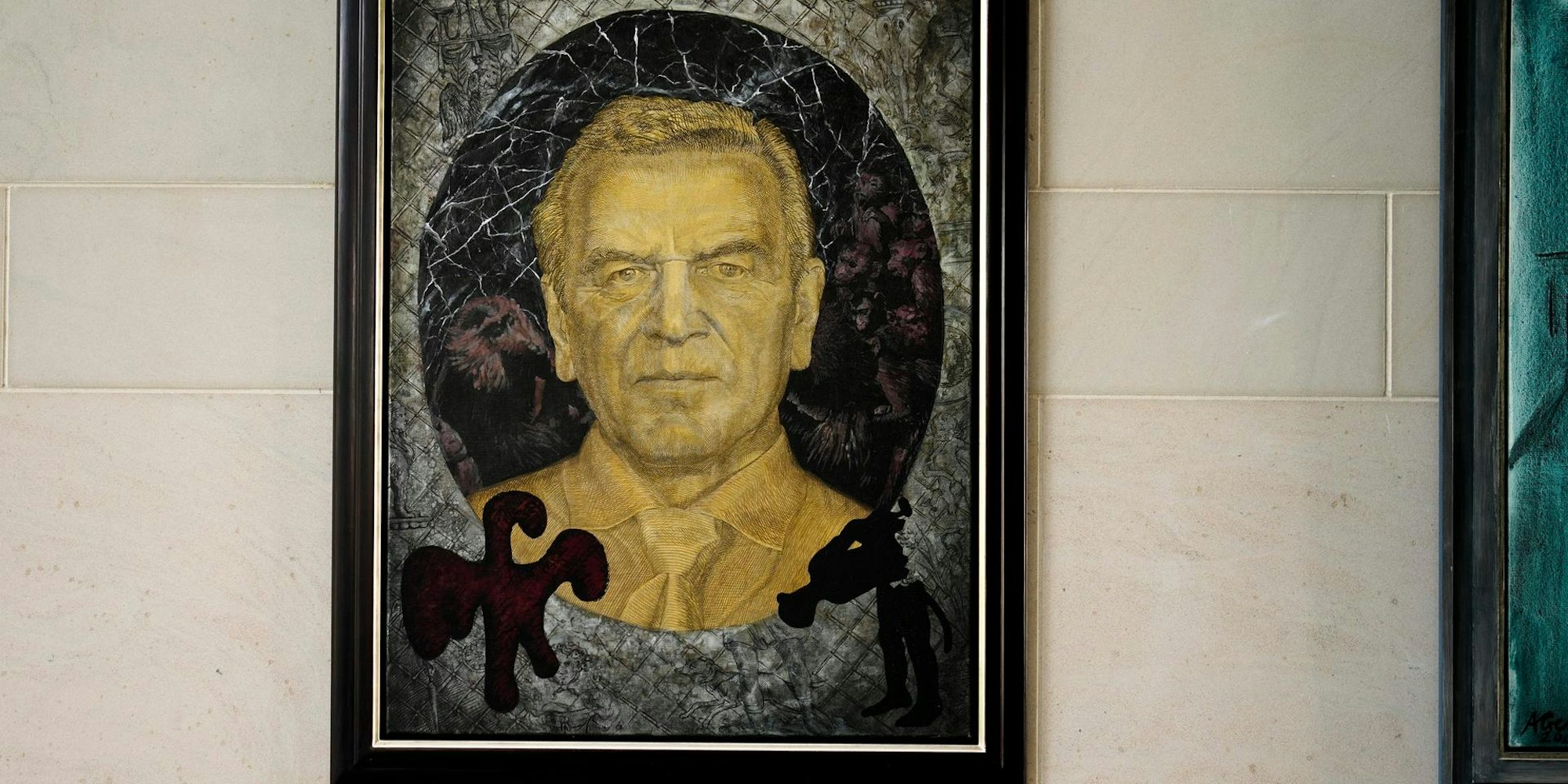 Gerhard Schröder beklaut