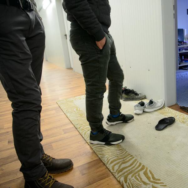 Flüchtlingsunterkunft Symbol