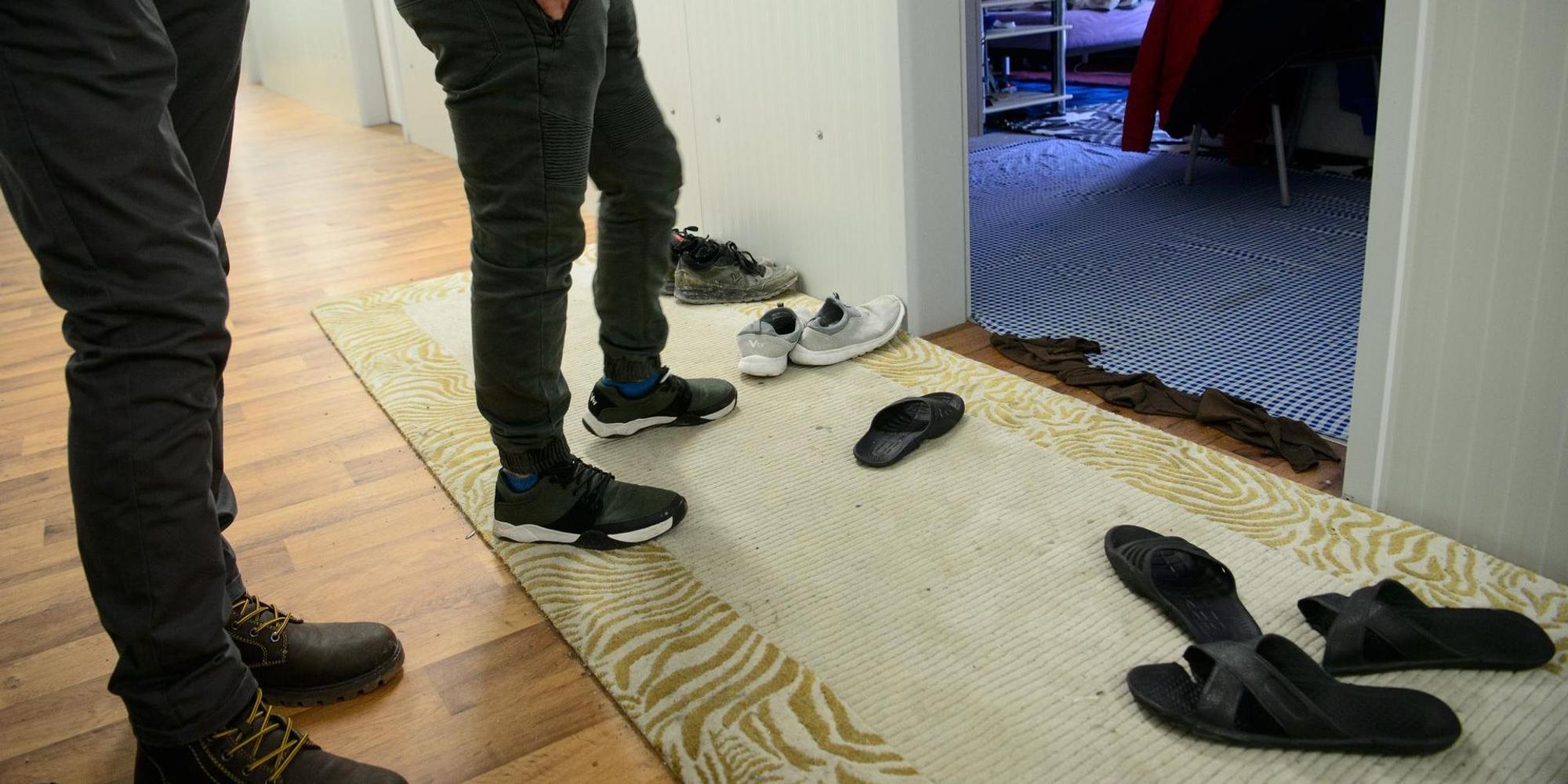 Flüchtlingsunterkunft Symbol