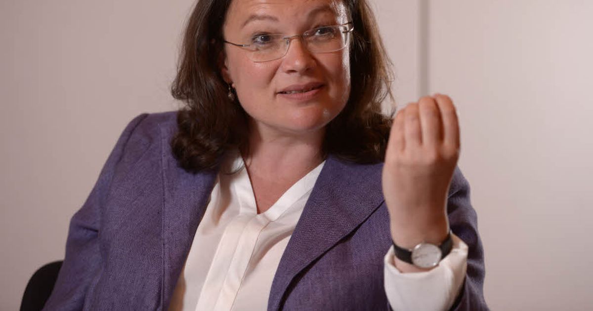 Was Macht Andrea Nahles Jetzt Beruflich Andrea Nahles im Interview: „Machen Sie sich keine Sorgen um die SPD